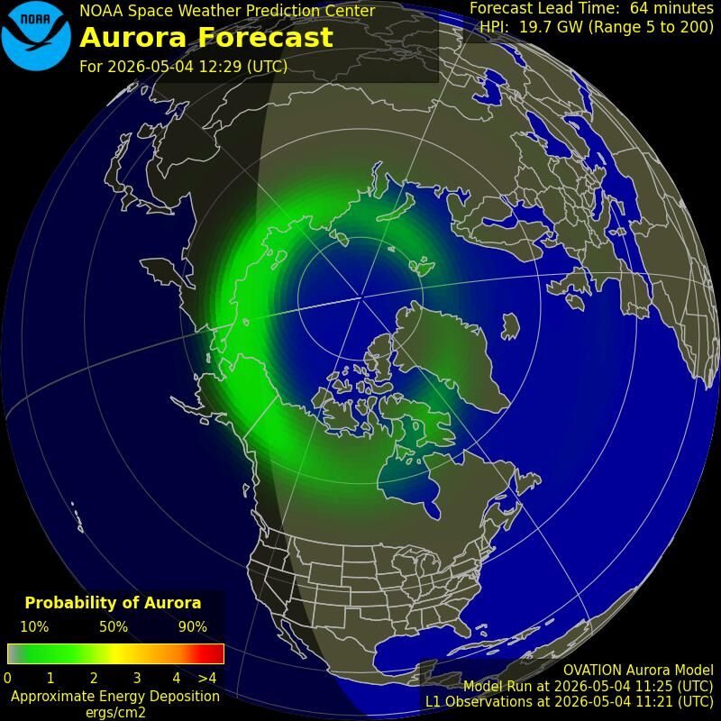 Aurora-Forecast Nord