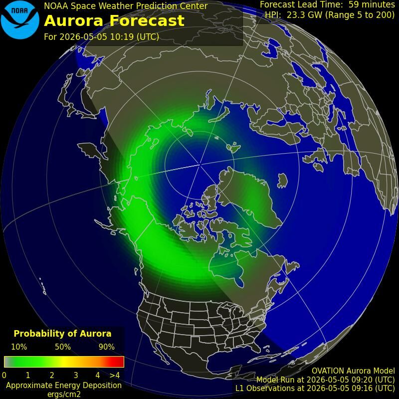 Aurora-Forecast Nord