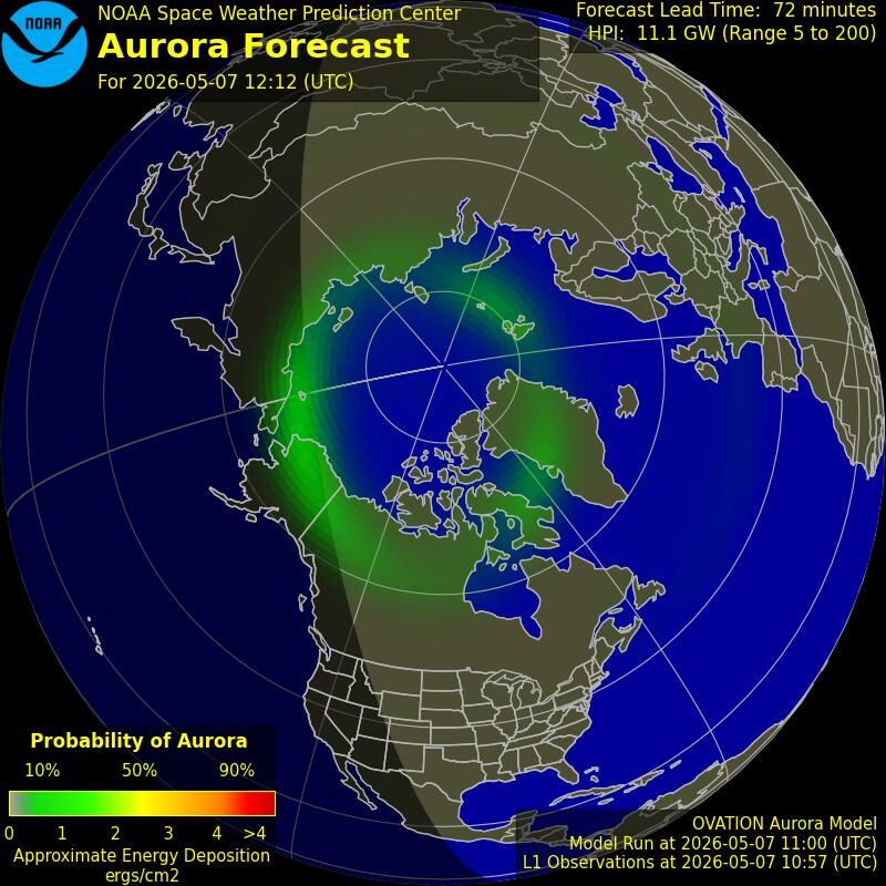Aurora-Forecast Nord