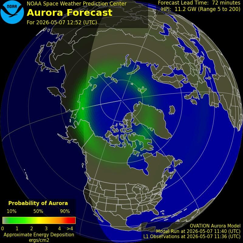 Aurora-Forecast Nord