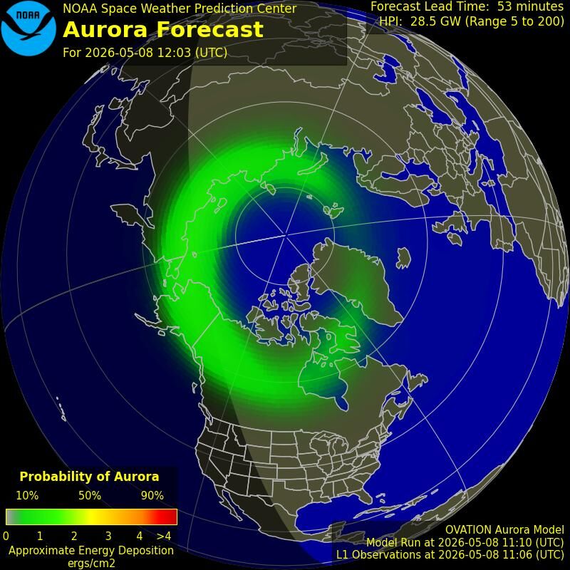 Aurora-Forecast Nord