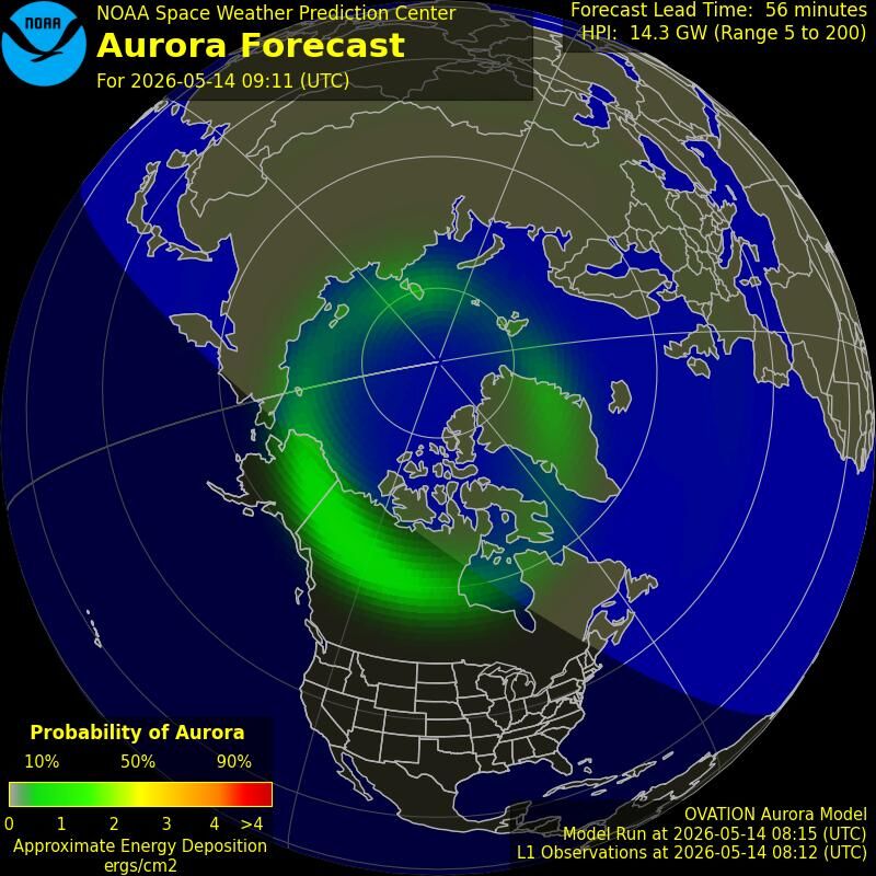 Aurora-Forecast Nord