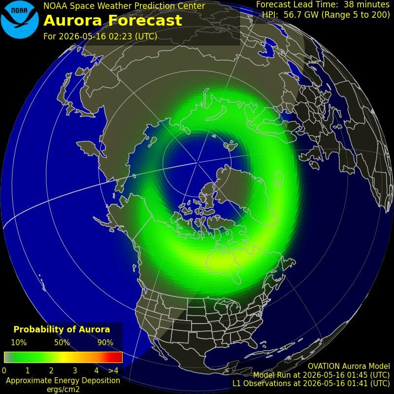 Aurora-Forecast Nord