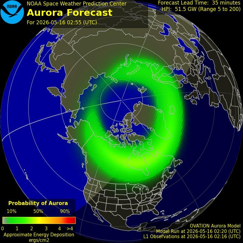 Aurora-Forecast Nord