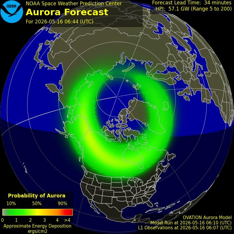 Aurora-Forecast Nord