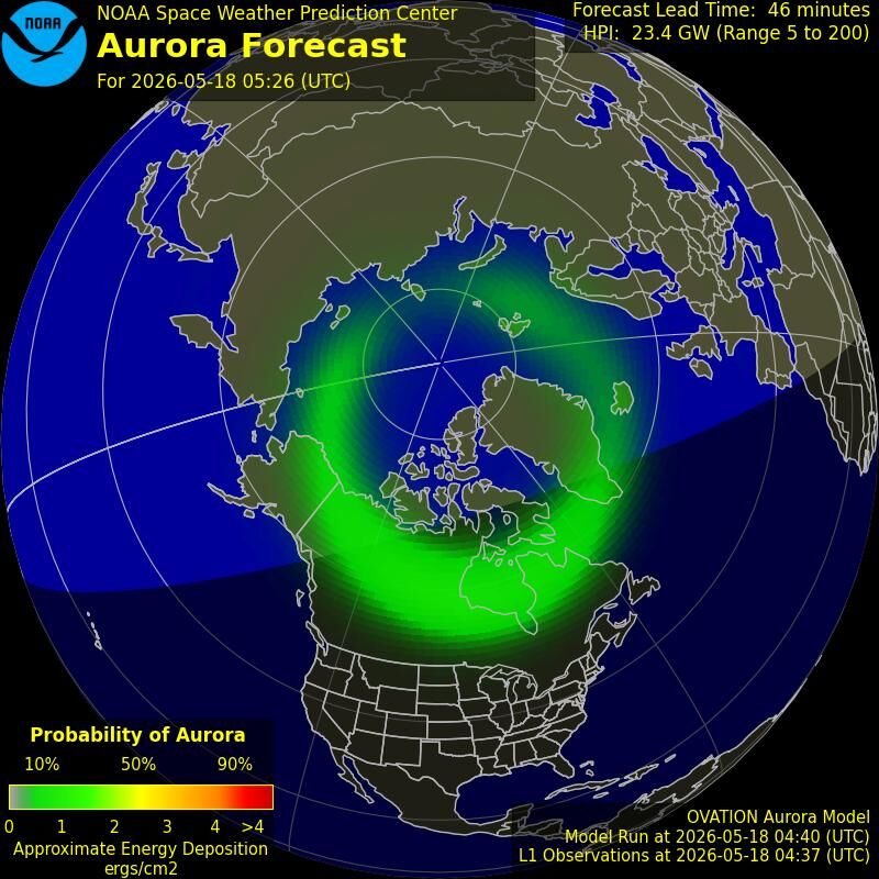 Aurora-Forecast Nord