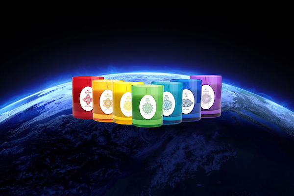 Chakra Duftkerzen Set