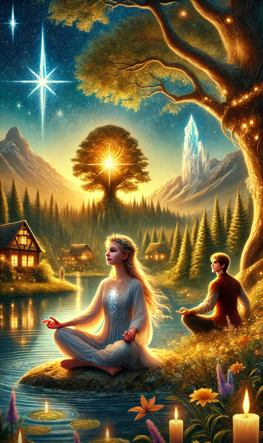 Elara und Aurons Reise zum Herz der Erde